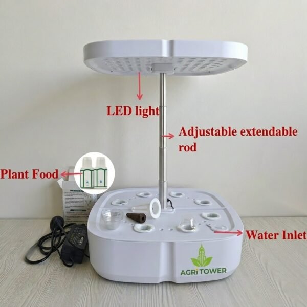 Grow various herbs, leafy greens, and even cherry tomatoes effortlessly