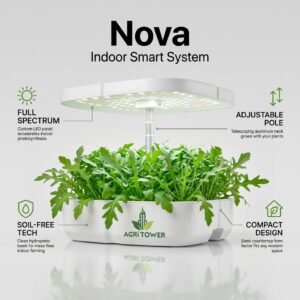 Elite Agri Tower - Nova Indoor Smart System 8 Hole