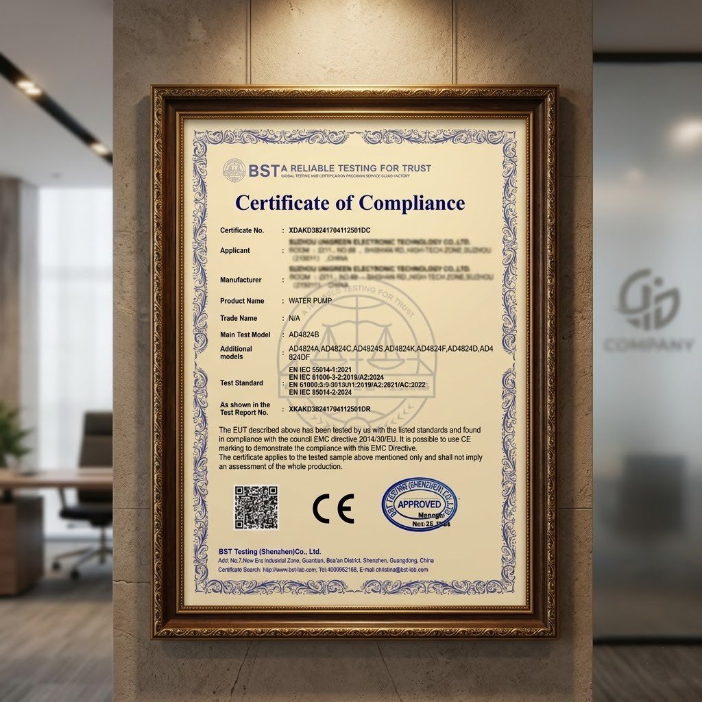Agri Tower Water Pump CE Certificate