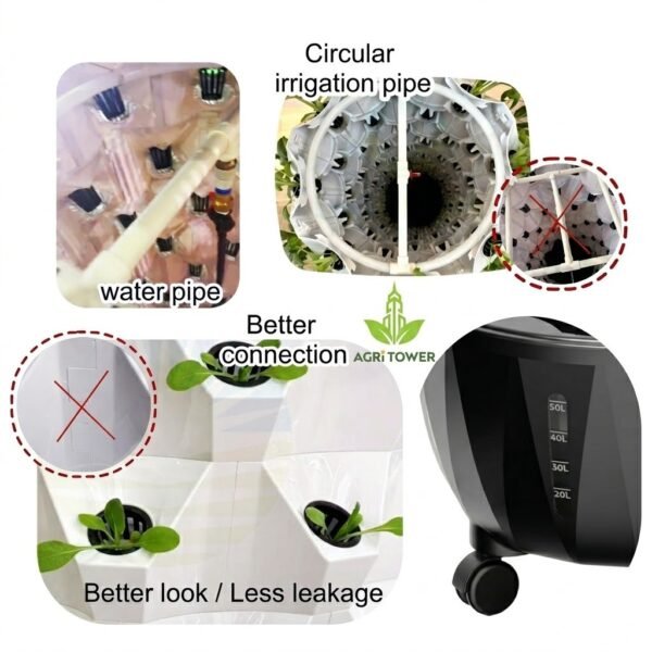 Agri Tower Galaxy X Max Home Aeroponic System in Egypt