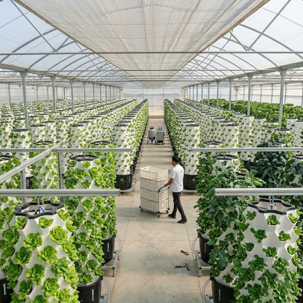 Agri Tower Galaxy X Max Home Aeroponic System in Egypt