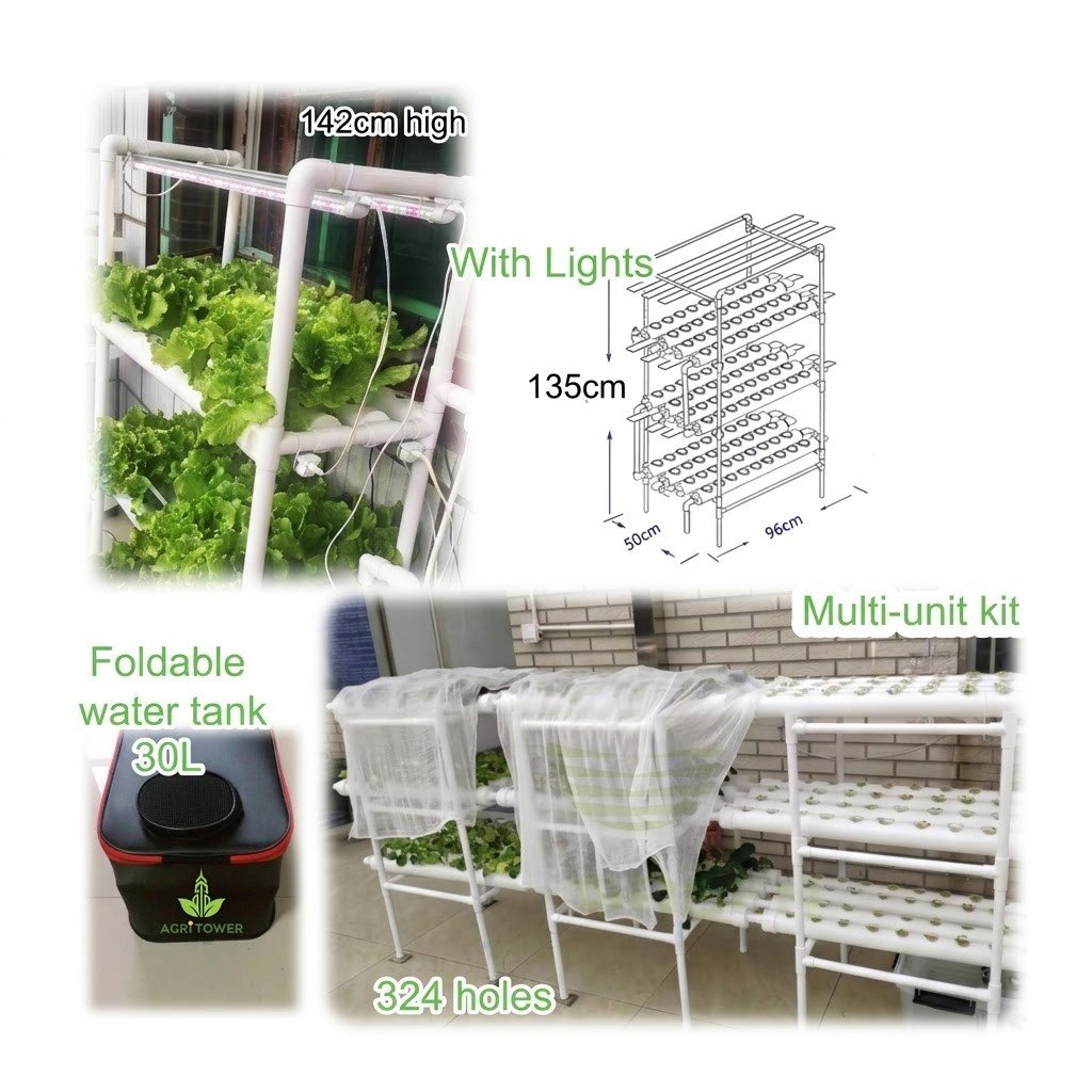 Agri Tower Terra-A System Dimensions and Layout