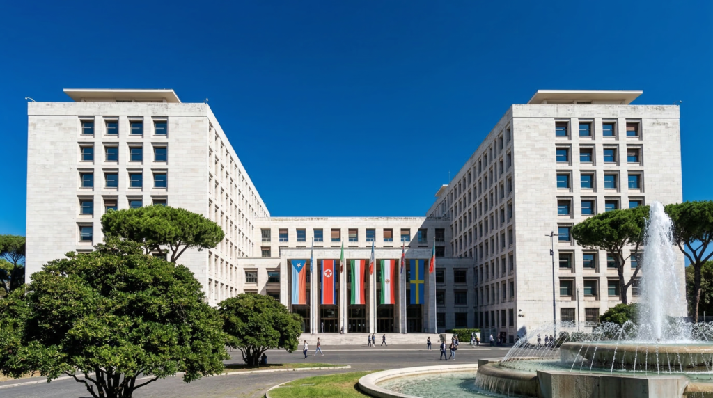Zero Pesticide and Food Security FAO Headquarters Building - Global Food Security