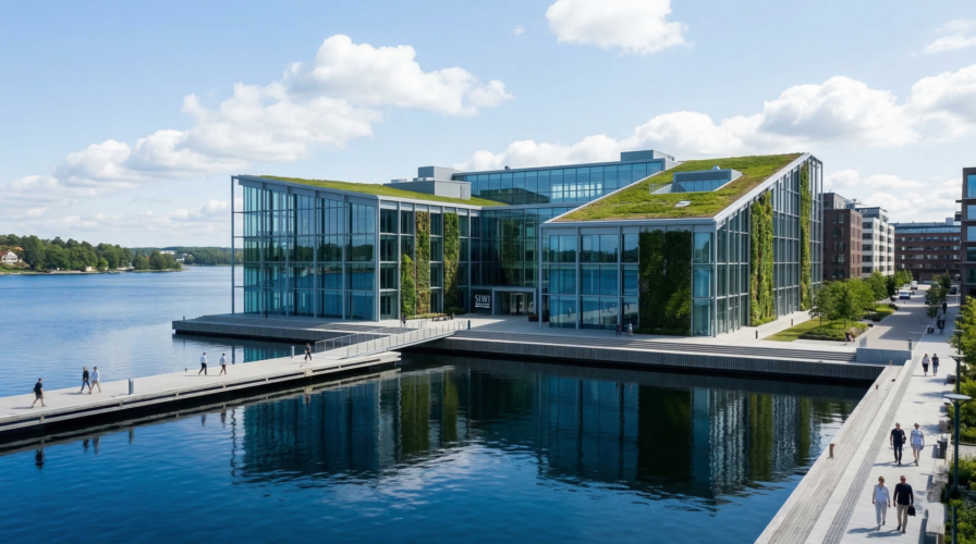 Water Efficiency Standards Eco-friendly Glass Building - Sustainable Water Research