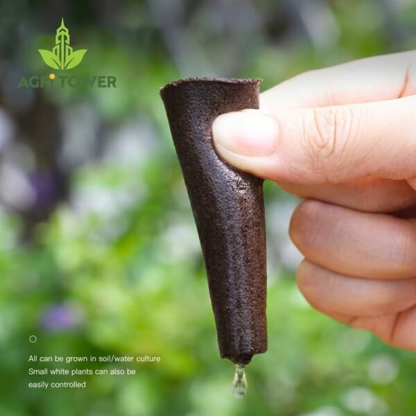 Agri Tower Pro Seedling Starter Plugs, high-grade hydroponic germination sponges.