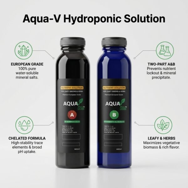 Aqua-v Hydroponics Nutrient Solution 600ml